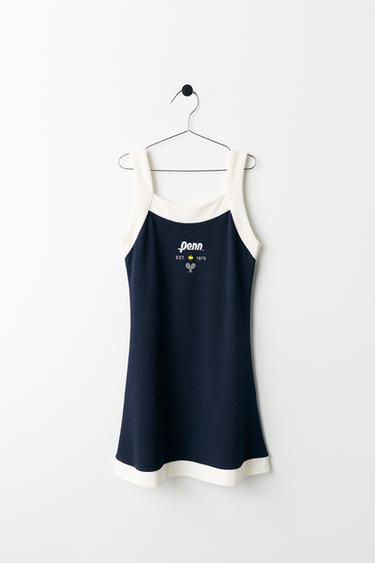 PENN © TRIMMED DRESS - Navy blue by Zara