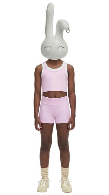 RIBBED SHORTS - Pink by Zara