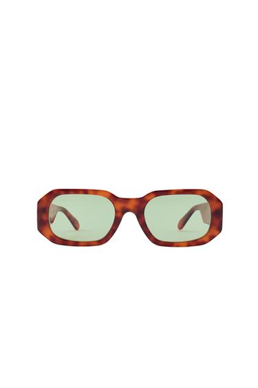 RECTANGULAR SUNGLASSES - Brown by Zara