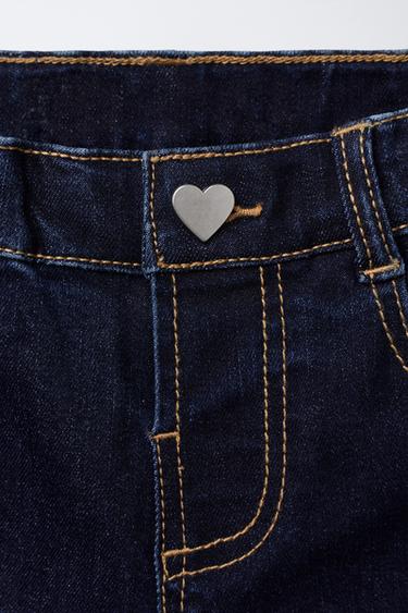 SKINNY DENIM TROUSERS - Blue by Zara