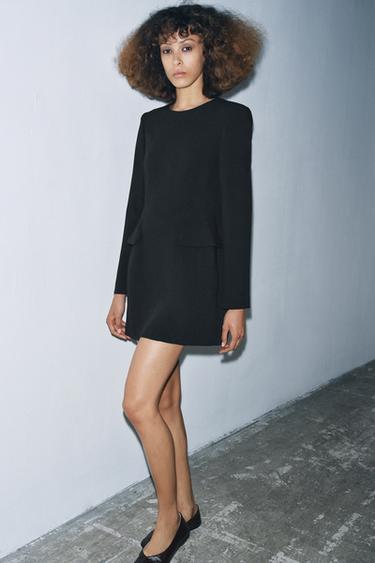 ZW COLLECTION LIMITED EDITION SHORT DRESS WITH POCKETS - Black by Zara