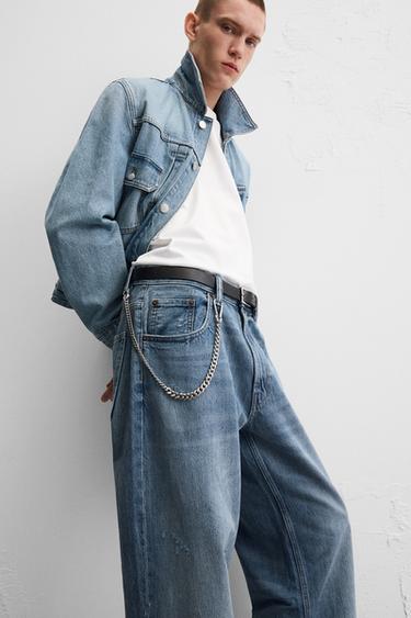 BAGGY FIT JEANS - Mid-blue by Zara