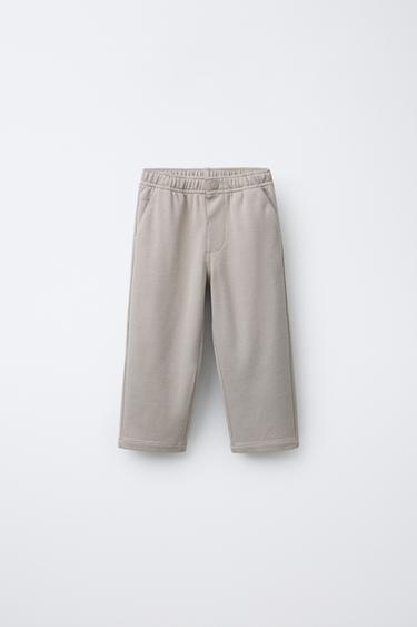 COMFORT TROUSERS - Light beige by Zara