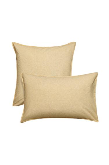 STRIPED PILLOWCASE - Yellow by Zara