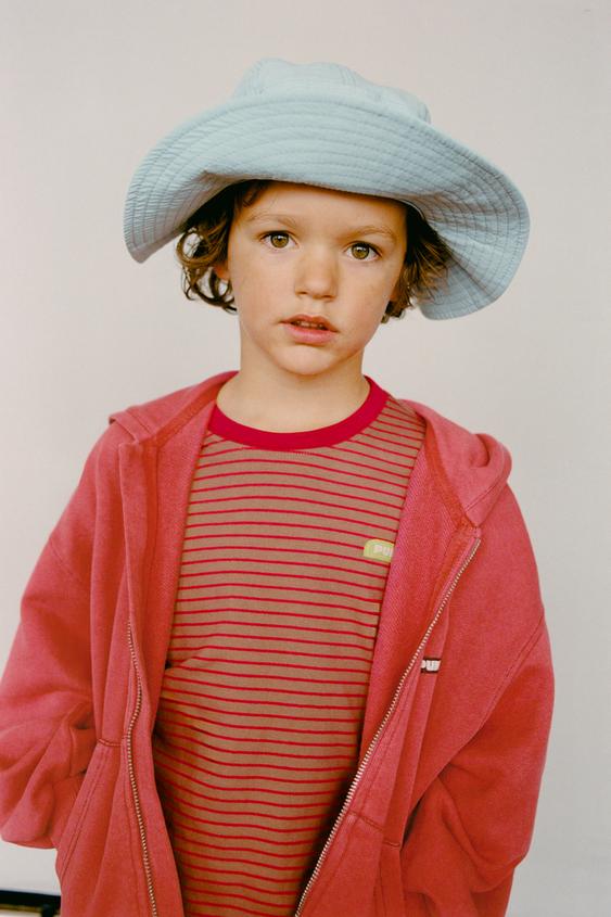 PUKAS SURF STRIPED T-SHIRT - Brick by Zara - Image 0