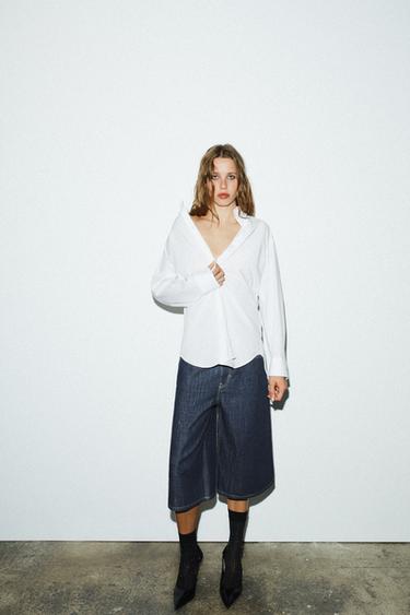POPLIN SHIRT - White by Zara