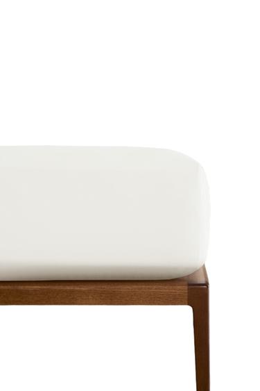 PERCALE FITTED SHEET | 30 CM HIGH (500 THREAD COUNT) - White by Zara