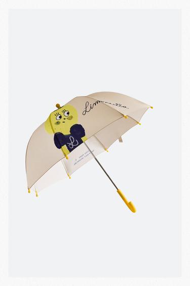 LIMONCELLA X THE ANIMALS OBSERVATORY UMBRELLA - Cream by Zara