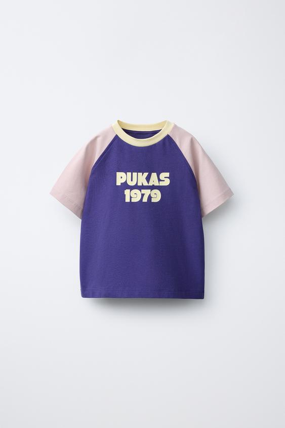 PUKAS SURF RAGLAN SLEEVE T-SHIRT - Dusty mauve by Zara - Image 0