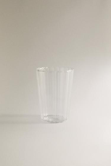 BOROSILICATE TUMBLER WITH LINES - 990 by Zara - Image 0
