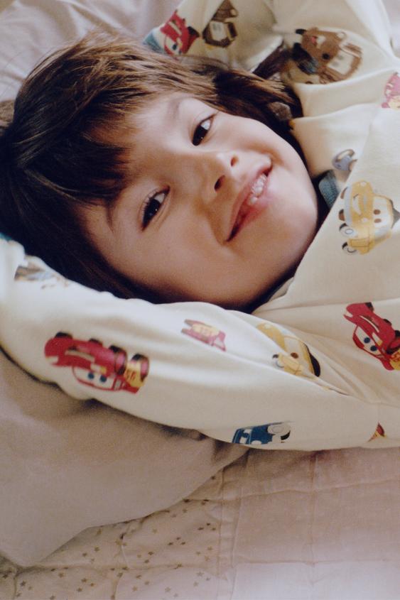 2-6 YEARS/ CARS © DISNEY PRINTED PYJAMAS - White by Zara - Image 0