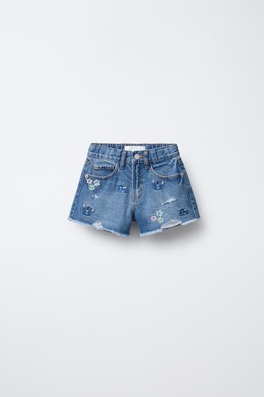 LILO & STITCH © DISNEY DENIM BERMUDA SHORTS - Blue by Zara