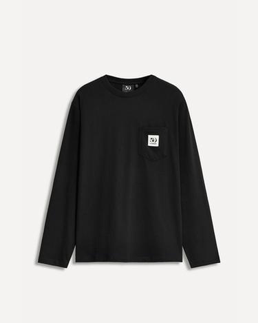 50TH ANNIVERSARY POCKET PATCH T-SHIRT - Black by Zara