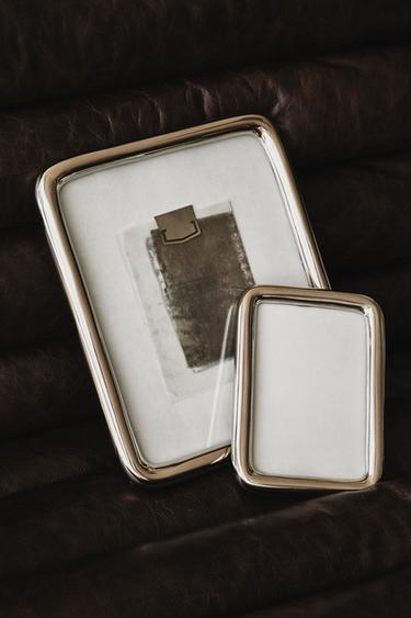 METAL PHOTO FRAME - Silver by Zara