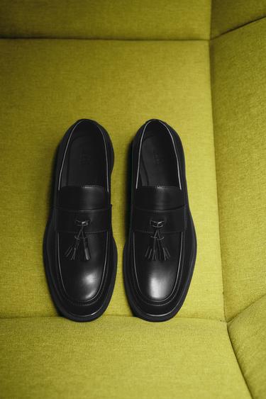 TASSEL DRESS LOAFERS - Black by Zara