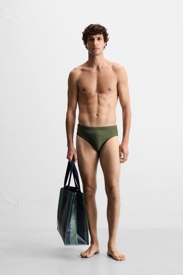 SWIM BRIEFS - Khaki by Zara - Image 0