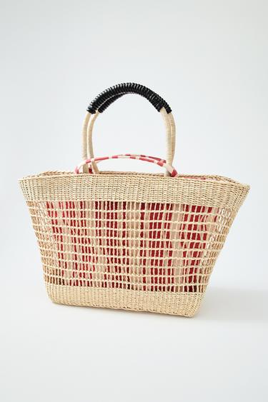 DOUBLE BRAIDED TOTE BAG - Light beige by Zara