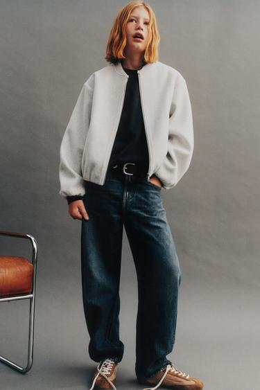 SOFT BOMBER JACKET - Light beige by Zara