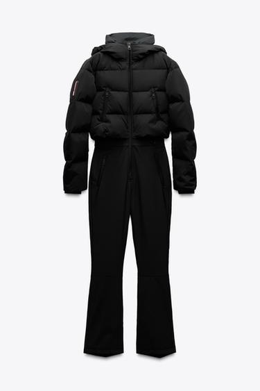 JUMPSUIT WATER RESISTANT AND WIND PROTECTION RECCO® TECHNOLOGY SKI COLLECTION - Black by Zara