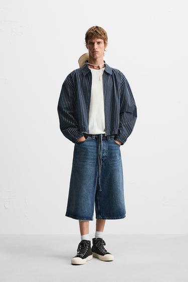 STRIPED TEXTURED JACKET - Stripes by Zara - Image 0