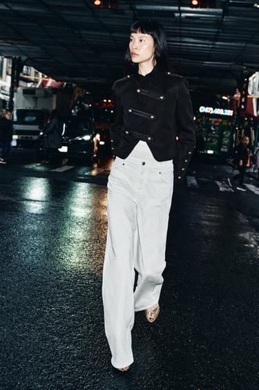 ZW COLLECTION FIREMAN CLASP JACKET - Black by Zara