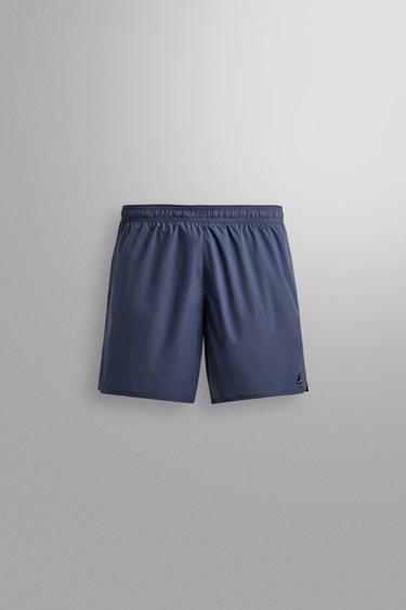 LIGHTWEIGHT RUNNING SHORTS 5" - Mid-blue by Zara