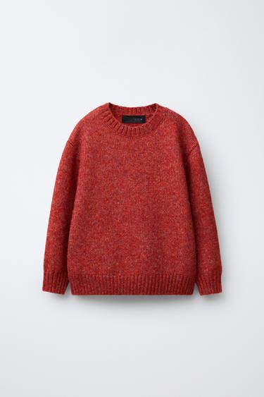 KNIT JUMPER - Orange by Zara
