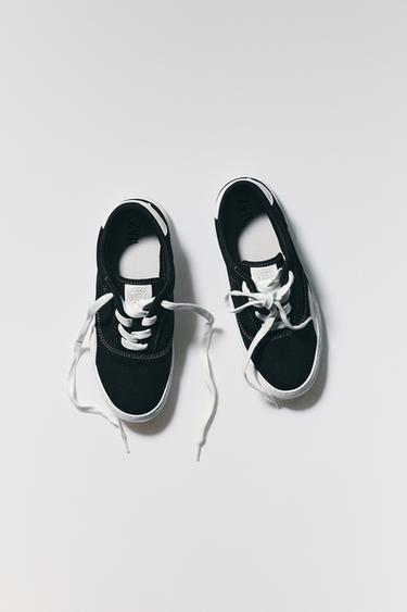 SKATER SNEAKERS - Black by Zara