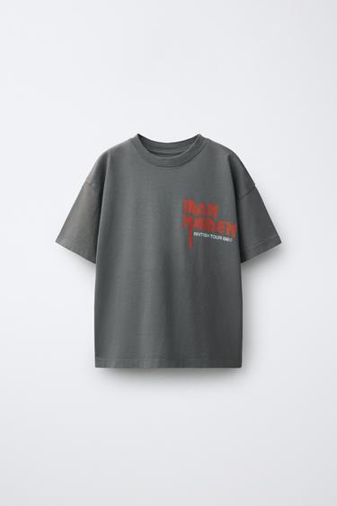 IRON MAIDEN © PRINT T-SHIRT - Anthracite grey by Zara