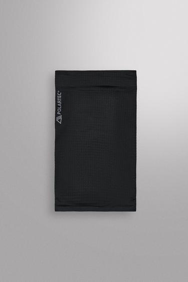 COMBINED POLARTEC© FLEECE NECK WARMER - Black by Zara