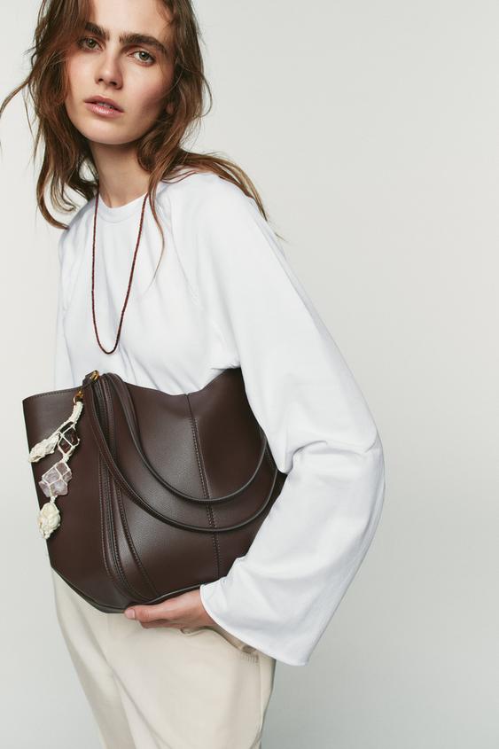 MAXI TOTE BAG - Brown by Zara - Image 0