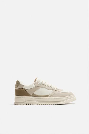 MULTICOLOURED FABRIC TRAINERS - Multicoloured by Zara