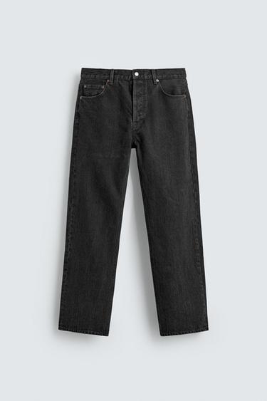 AARON LEVINE X ZARA STRAIGHT FIT JEANS - Charcoal by Zara