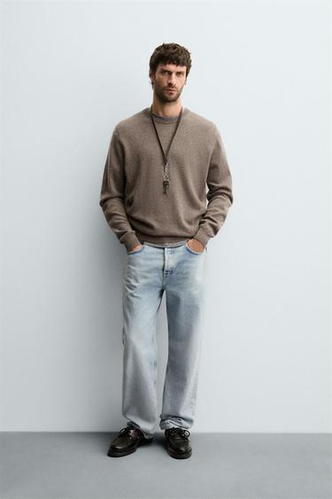 CASHMERE JUMPER - Sand / Marl by Zara
