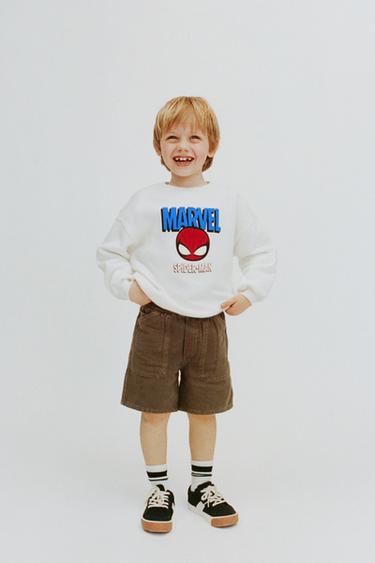 SPIDER-MAN © MARVEL SWEATSHIRT - Oyster-white by Zara