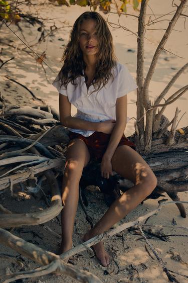 ZW COLLECTION FITTED SHIRT - White by Zara