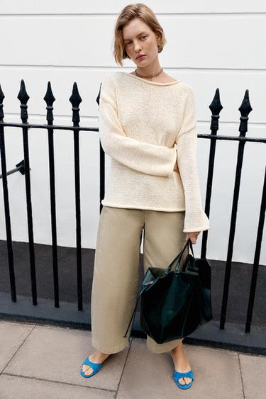 VOLUME CULOTTES - Sand by Zara