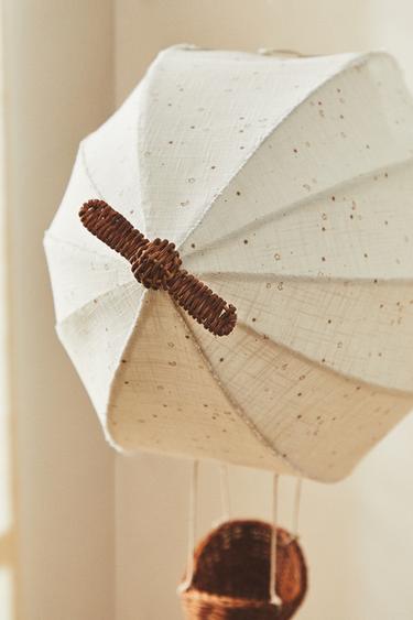 CHILDREN’S ZEPPELIN CEILING LAMPSHADE - Oyster-white by Zara