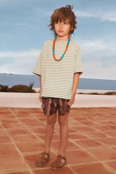 LIMITED EDITION STRIPED POCKET T-SHIRT - striped by Zara