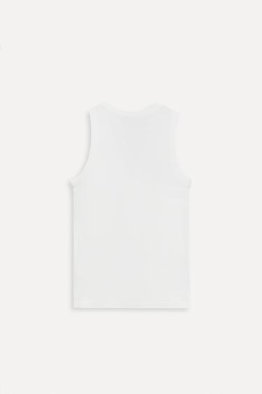 KNIT SLEEVELESS TOP 50TH ANNIVERSARY - White by Zara