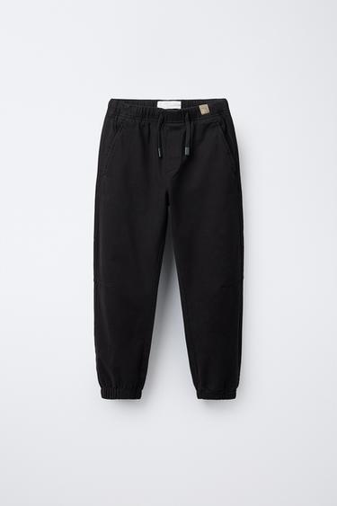 BASIC JOGGER TROUSERS - Black by Zara