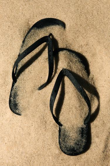 STRAPPY SANDALS - Sea green by Zara