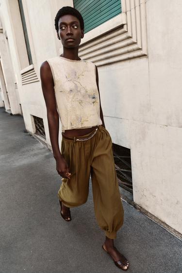 KNIT SEQUINNED TOP - Multicoloured by Zara - Image 0