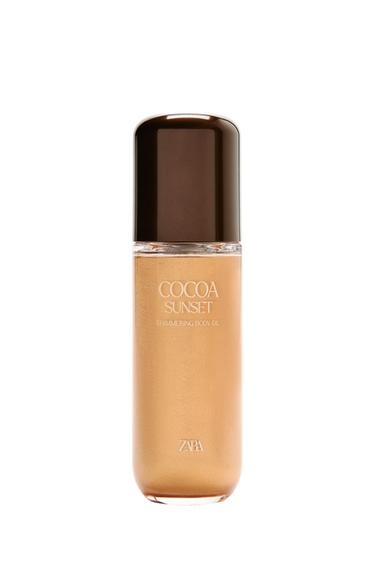COCOA SUNSET SHIMMERING BODY OIL 100 ML (3.4 FL. OZ). - TINTED LEATHER by Zara