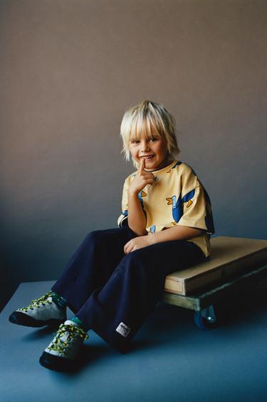 DUCK PRINT T-SHIRT - Mid-yellow by Zara