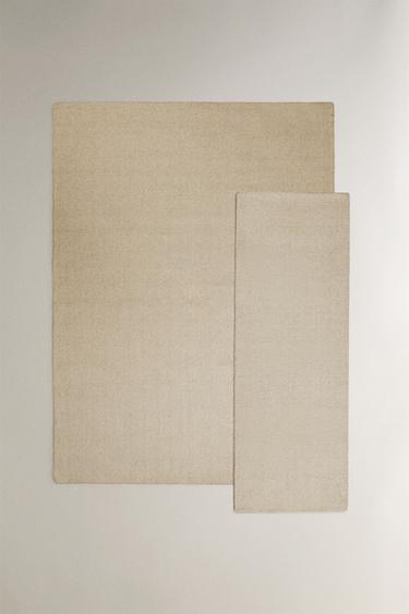 WOOL RUG - Beige by Zara