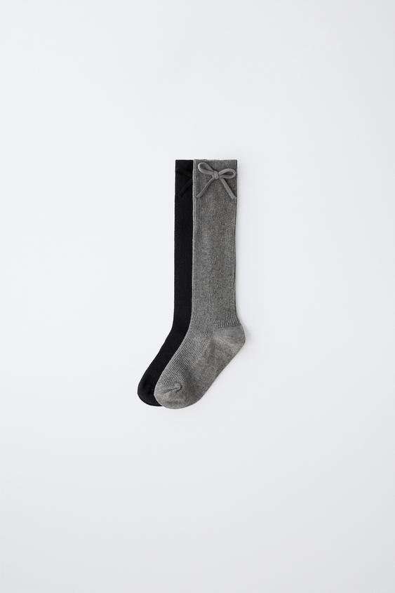 2-PACK OF LONG BOW SOCKS - Black by Zara - Image 0