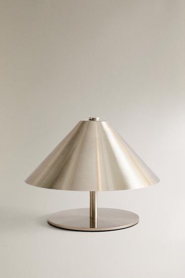 CORDLESS IRON TABLE LAMP - Silver by Zara