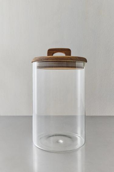 LARGE WIDE STORAGE JAR - Light beige by Zara