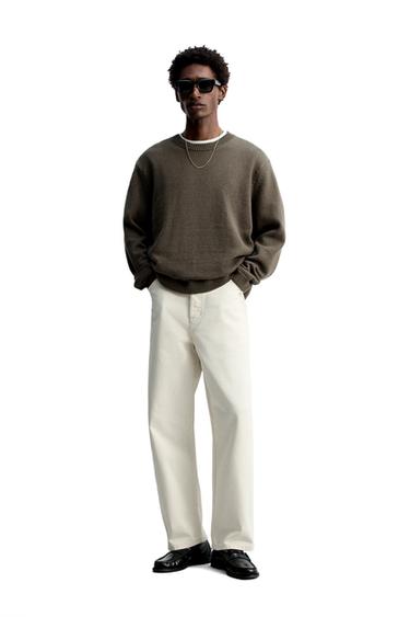COTTON SWEATER - Earth by Zara